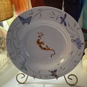 Vintage Disney Set Of Four Pasta Bowls. One Tigger, One Piglet, TWO Eeyors.